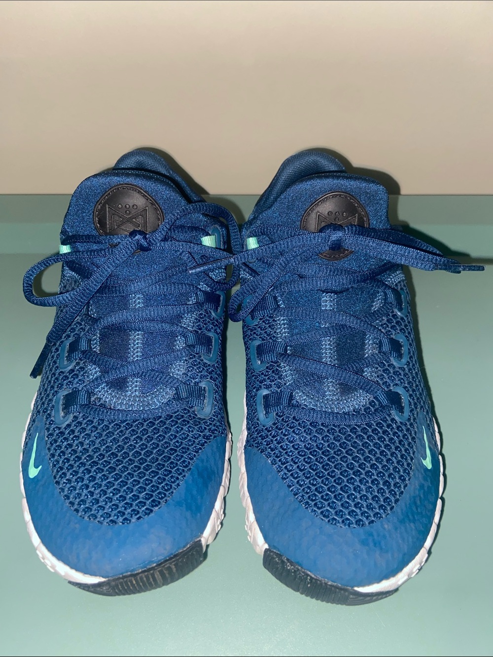 Nike Metcon Shoes - Navy with Mint Green Accents Women’s Size 6 - Picture 11 of 11